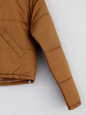 PUFFER JACKET - CAMEL