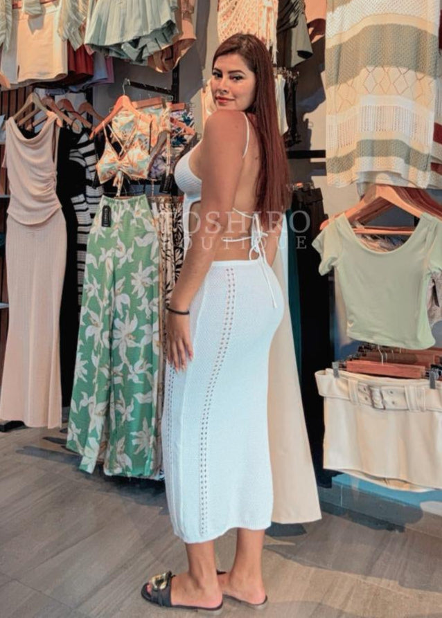 VESTIDO DAFNE - PERLA