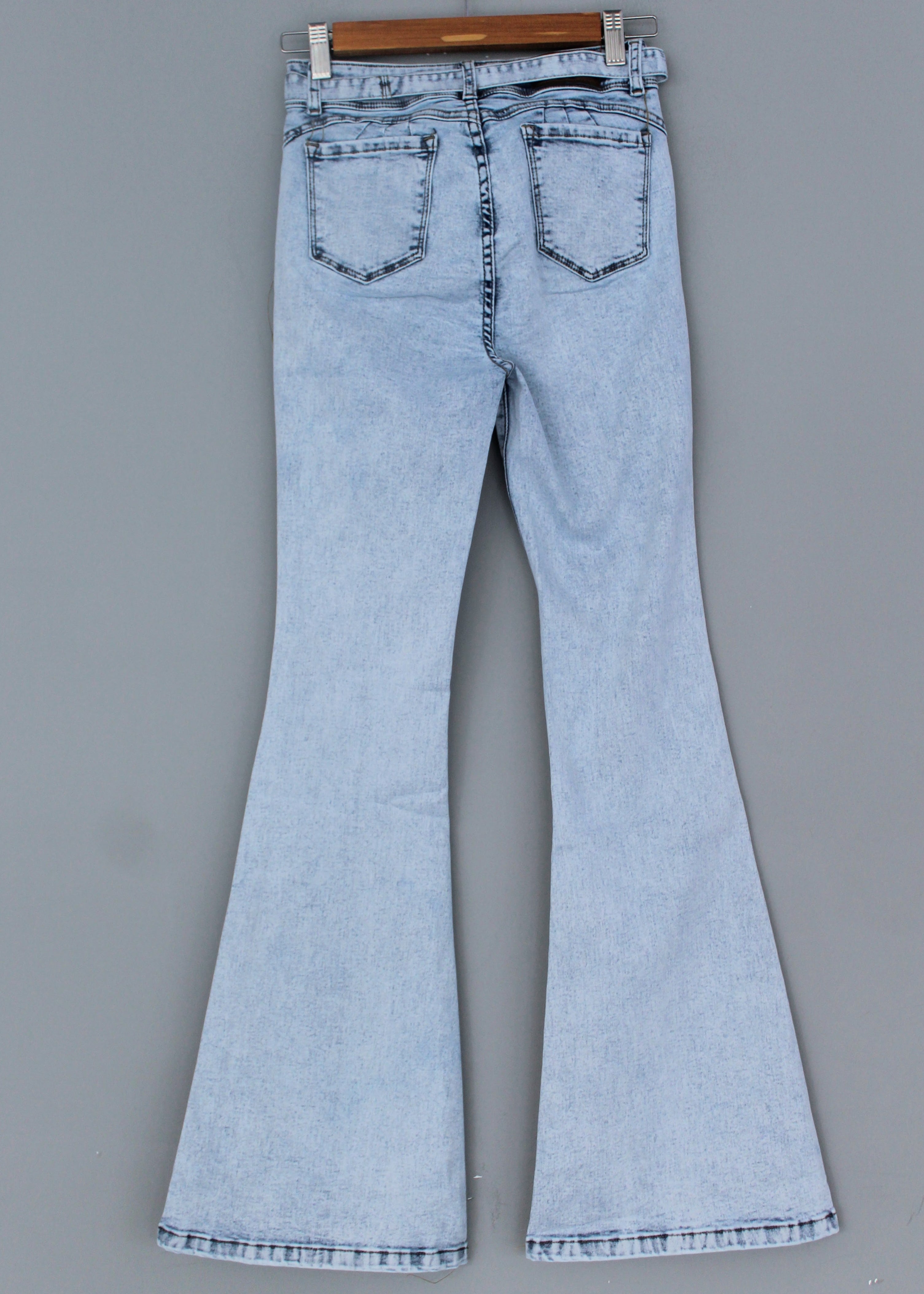 FLARE JEAN TROUSER - ICE