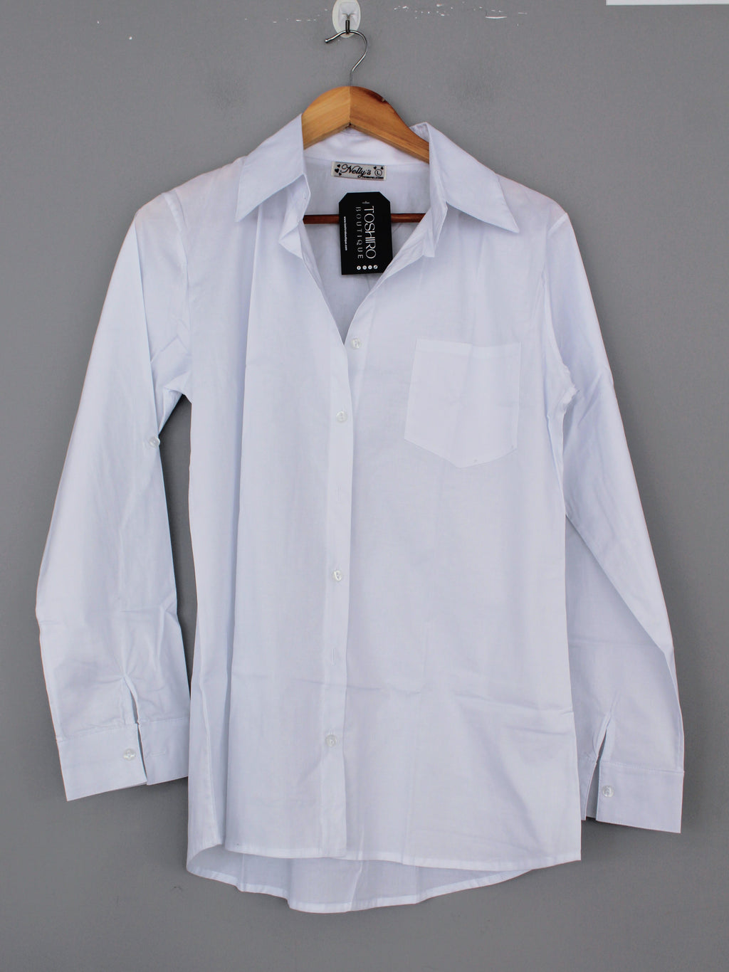 CAMISA OVERSIZE- BLANCO